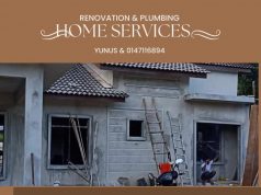 Renovation baiki bumbung bocor, ubah suai rumah, Yunus | Taman Delima Johor Bahru