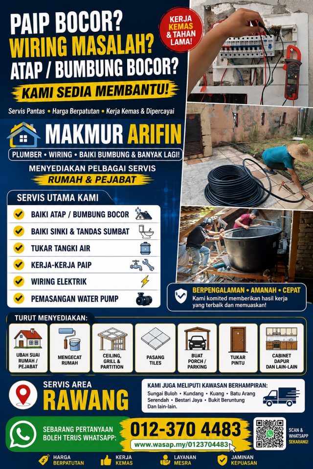 MAKMUR ARIFFIN PLUMBER RAWANG