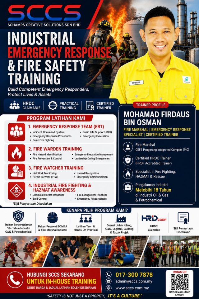 INDUSTRIAL EMERGENCY RESPONSE & FIRE SAFETY TRAINING MALAYSIA