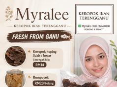 Keropok Ikan Terengganu Asli, Rempeyek dan Serunding Daging Berkualiti Dari Myralee