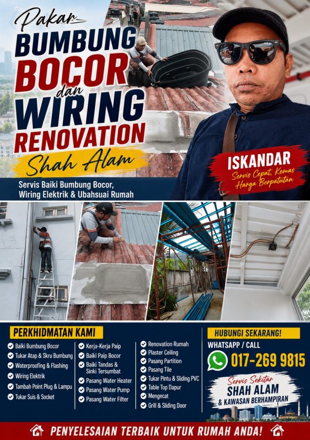 260716_TUKANG RUMAH WIRING DAN TUKANG PAIP ISKANDAR 02_SHAH ALAM