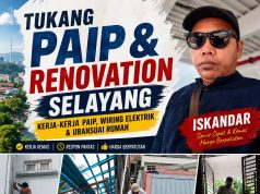 Tukang Paip dan Renovation Selayang | Wiring Elektrik, Baiki Paip Bocor Dan Ubahsuai Rumah | Iskandar