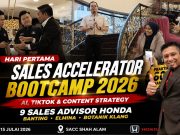 Sales Accelerator Bootcamp 2026: Hari Pertama 9 Sales Advisor Honda Kuasai AI, Personal Branding dan Strategi Content Digital