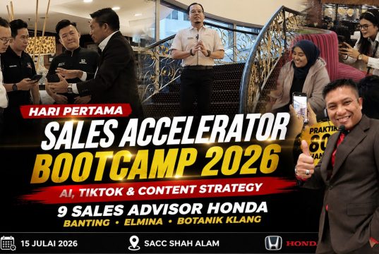 Sales Accelerator Bootcamp 2026: Hari Pertama 9 Sales Advisor Honda Kuasai AI, Personal Branding dan Strategi Content Digital