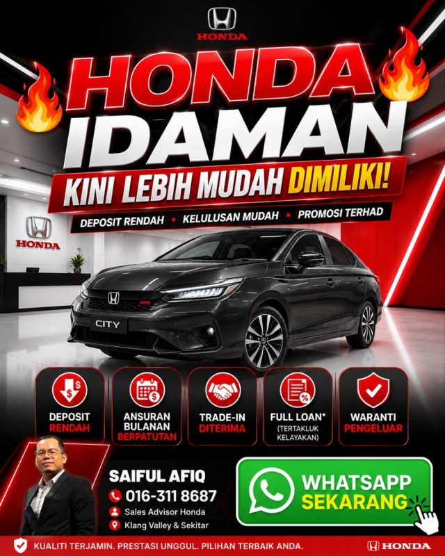 iklan m niaga sa honda 08 afiq