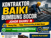 Tukang repair bumbung rumah kawasan Pulai Indah JB sekitar