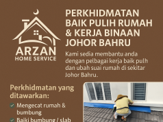 Pakar baiki atap/bumbung bocor kawasan Skudai Mutiara Rini Johor Bahru