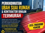 013-7805998 SERVIS BAIKI BUMBUNG BOCOR DAN UBAHSUAI RUMAH SALENG JOHOR HUBUNGI YAKOB