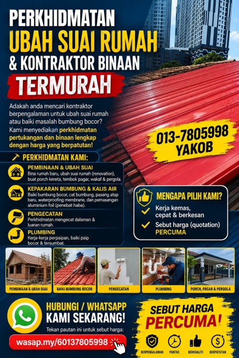 ubah suai rumah yakob