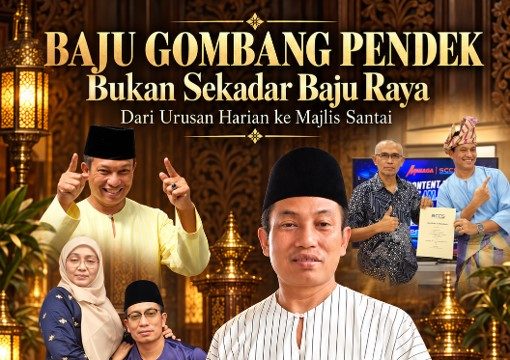 Baju Gombang Pendek Bukan Sekadar Baju Raya: Dari Urusan Harian ke Majlis Santai